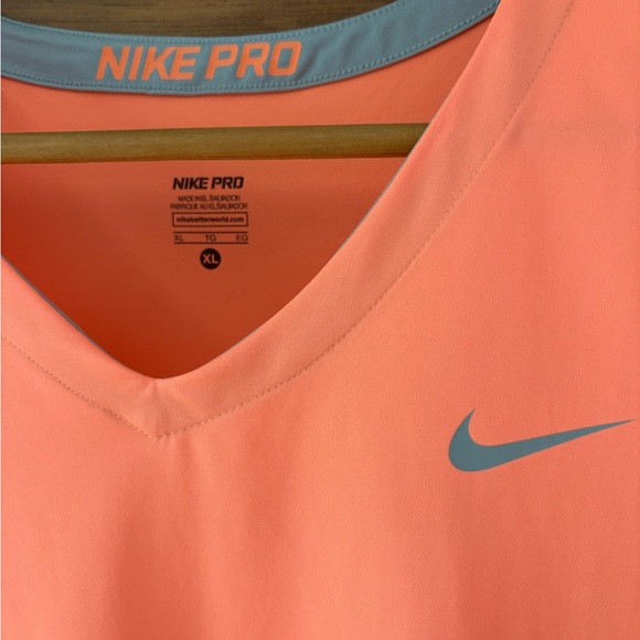 Nike Orange DRI-FIT Short Sleeve Tee - Picture 2 of 6